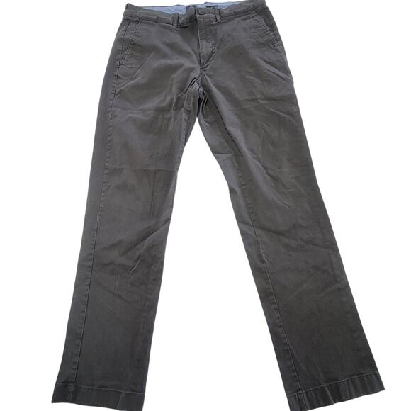 J Crew Flex Chino Pants Mens 32x32 Gray Sutton Slim Fit Stretch Casual Classic - Picture 1 of 8